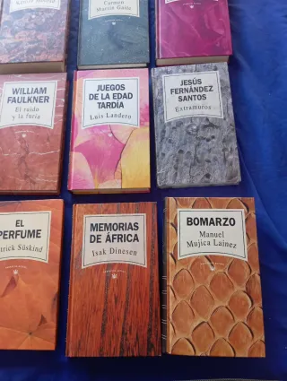 Lote  libros narrativa actual