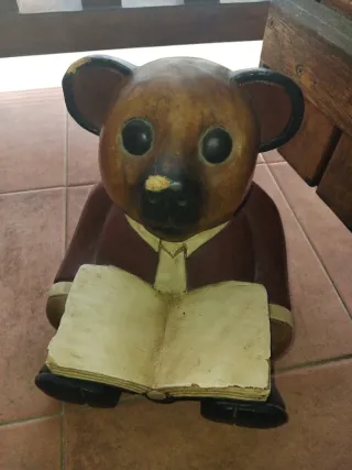 Oso de Madera Decorativo