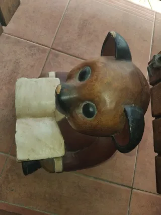 Oso de Madera Decorativo