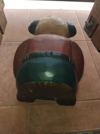 Oso de Madera Decorativo