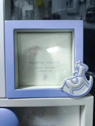 Marco multifoto azul