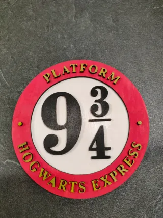 Targhetta Binario 9 3/4 Harry Potter