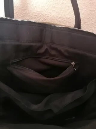 Bolso Acolchado Marrón con Cremalleras