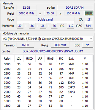 Set RAM DDR5 32GB + GPU RX 7800 XT + PSU 850 W 80+