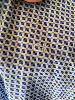 Camisa Calvin Klein Talla M Estampada Azul