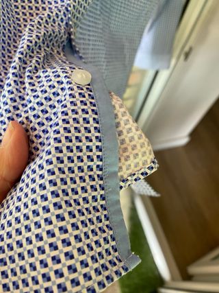 Camisa Calvin Klein Talla M Estampada Azul