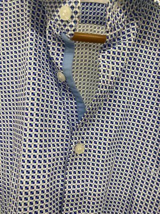 Camisa Calvin Klein Talla M Estampada Azul