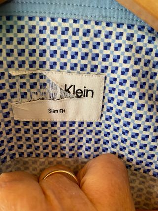 Camisa Calvin Klein Talla M Estampada Azul