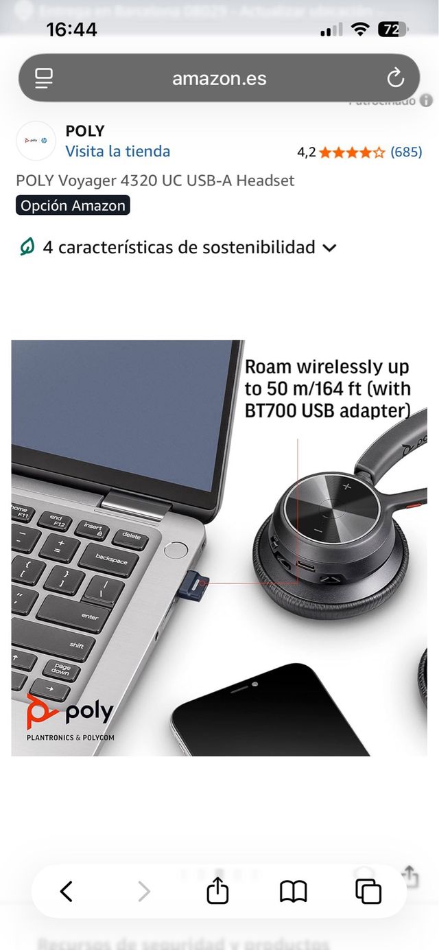 Poly Voyager 4320 UC Nuevo