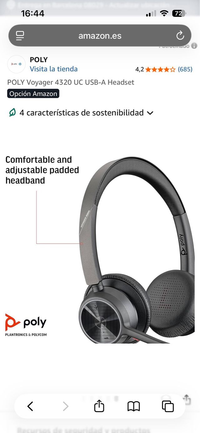 Poly Voyager 4320 UC Nuevo