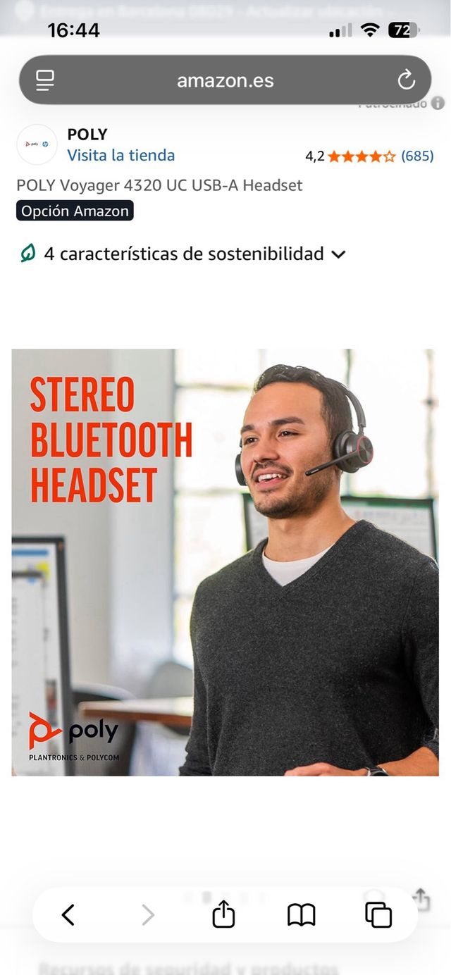 Poly Voyager 4320 UC Nuevo