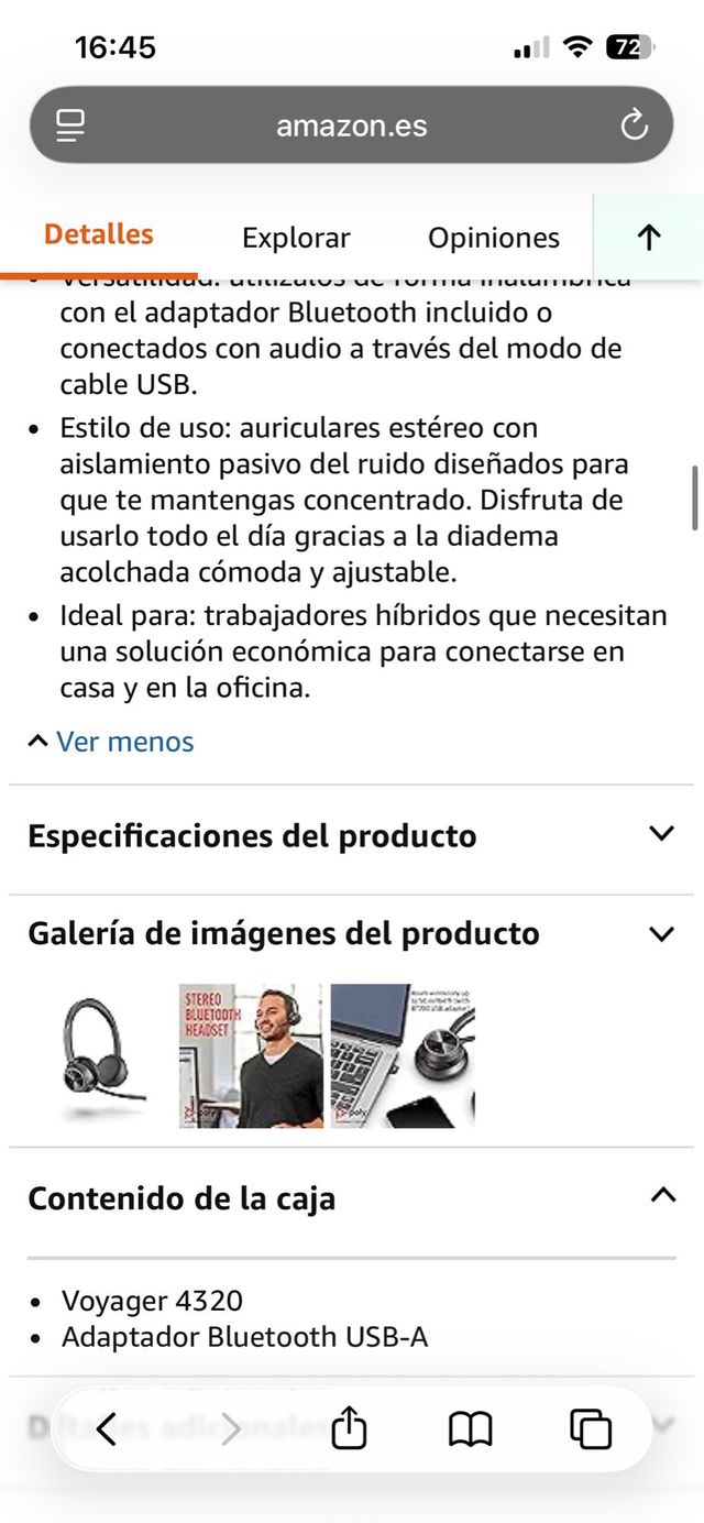 Poly Voyager 4320 UC Nuevo