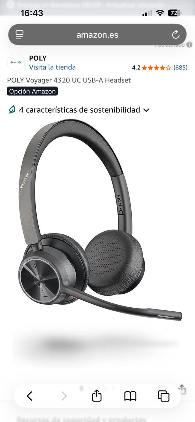 Poly Voyager 4320 UC Nuevo