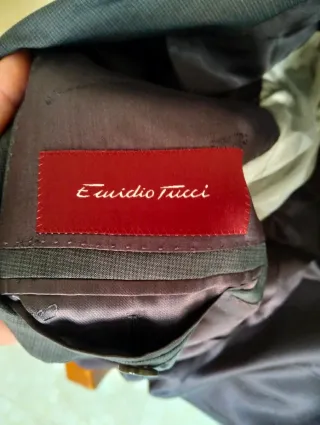 Traje de chaqueta gris