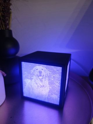 Lámpara litofanía personalizada