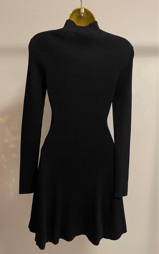Vestido de malha preto