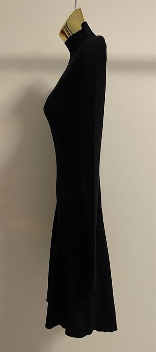 Vestido de malha preto