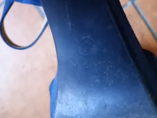 Zapatos de tacón azul para mujer