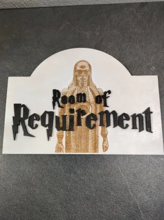 Targhetta Room of Requirement Harry Potter