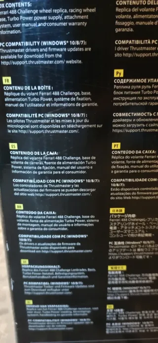 Volante Thrustmaster TS-PC Ferrari 488 Challenge