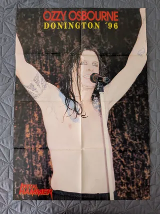 2 Pósters de Ozzy Osbourne revista Metal Hammer