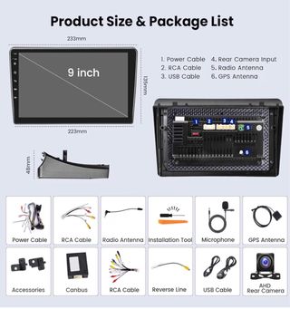 Radio Coche Android 15 Peugeot 407 2004-2011
