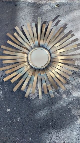 Espejo Sol Ópera Dorado