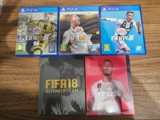 Lote 5 Videojuegos FIFA PS4