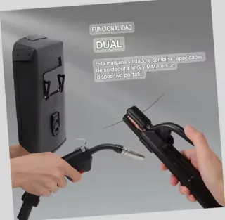 Máquina Soldar Inverter MIG/MMA 160A