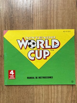 Manual Nintendo World Cup Nintendo NES ESP SPACO