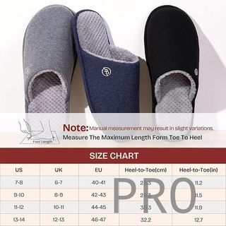 Zapatillas de Casa EverFoams Negro/Gris 44/45