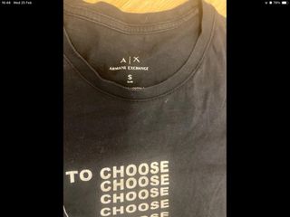 T-shirt Armani Exchange Free to Choose