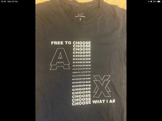 T-shirt Armani Exchange Free to Choose