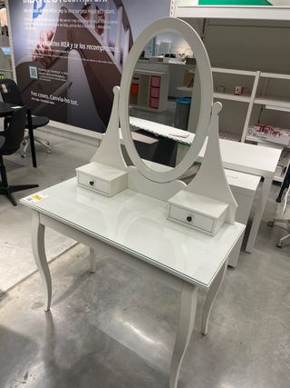 Tocador Blanco Ikea con Espejo