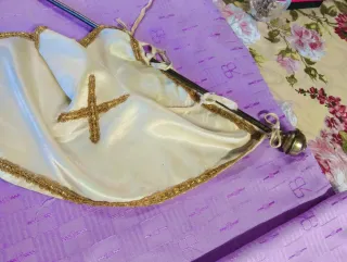 Antica bandiera Gesù risorto