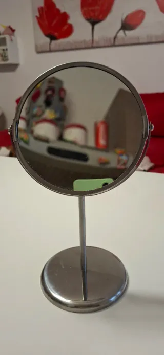Specchio da tavolo argento