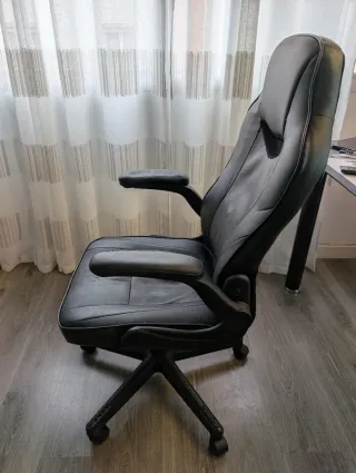 Silla de oficina SONGMICS negra