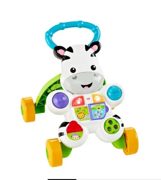 Cebra parlanchina primeros pasos, andador correpas