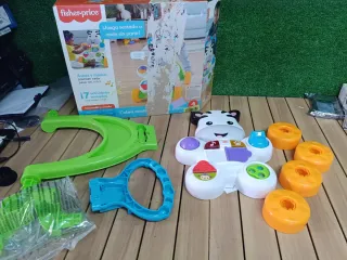 Cebra parlanchina primeros pasos, andador correpas