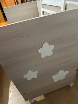 Cuna bebé como nueva