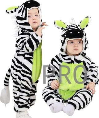 Disfraz de Cebra Niños 3-4 Años