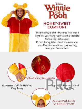 Disfraz Winnie Pooh Mujer Talla M