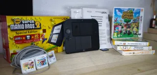 Nintendo 2DS Negra + 7 Juegos
