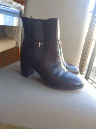 Botines de piel "Zara" piel genuina