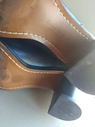 Botines de piel "Zara" piel genuina