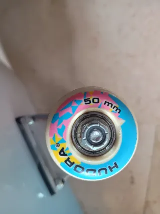 Monopatín Hudora Azul Lobo Geométrico