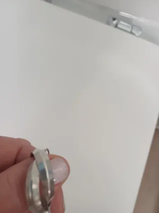 Pendientes aro plata vintage