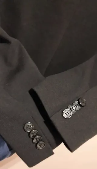 Chaqueta Blazer Caballero Talla 38 Negra