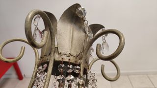 Lámpara de araña de cristal estilo Bridgerton