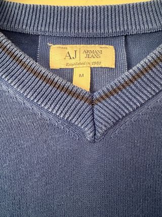 Jersey Armani Jeans Azul Eléctrico Talla M